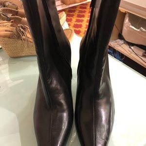 Robert Clergerie Black Leather Boots